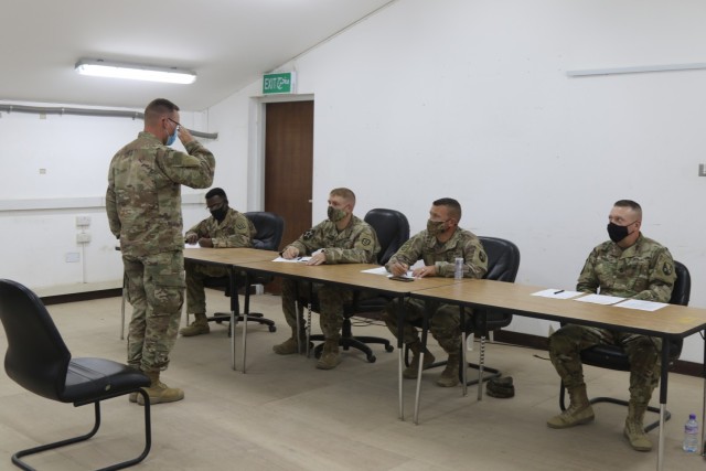 Soldiers from the 111th Theater Engineer Brigade stationed on Camp Buehring and Camp Arifjan, Kuwait had the opportunity to compete in the Quarterly 111th Engineer Brigade Best Warrior Competition (BWC) on Wednesday, October 8, 2021.
...