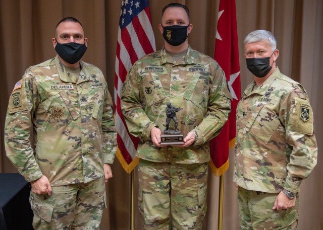 Staff Sgt. Steven Henderson, 14th Military Police Brigade career counselor, is the MSCoE Career Counselor of the Year. He also was presented the MSCoE Career Counselor and Retention NCO Excellence in Retention Award for demonstrating excellence in...