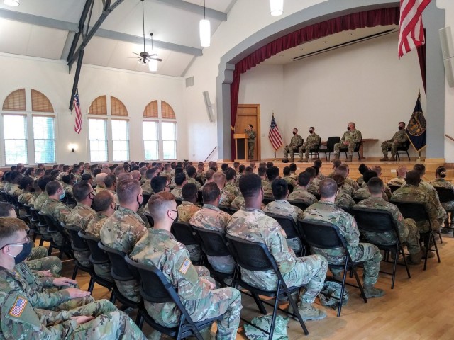 Graduating class 001-22 of the Basic Leader Course (BLC) at Camp Ashland, Nebraska, was the first group of Soldiers to complete the leadership course entirely in person since March 2020, due to COVID-19 putting a temporary pause on in-person...