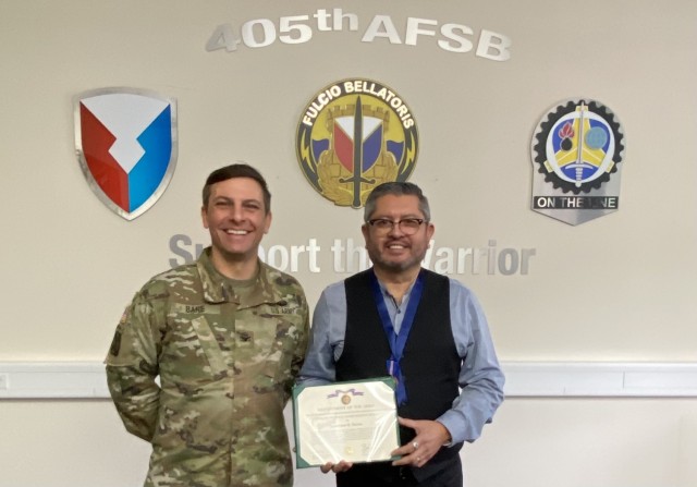 405th AFSB recognizes top performers supporting Operation Allies Welcome, more