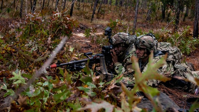 Soldiers training in North Carolina, - November, 2021
