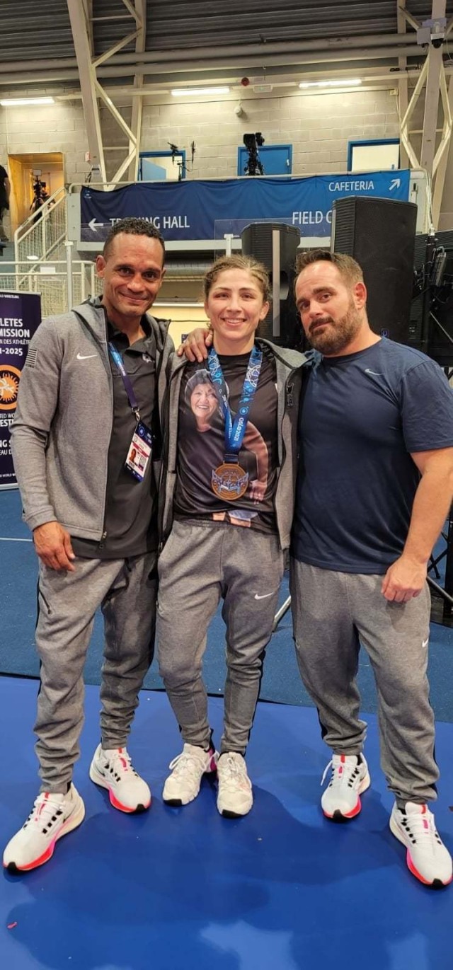 Army wrestler wins first World Championship medal