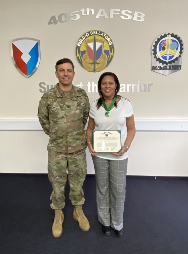 405th AFSB recognizes top performers supporting Operation Allies Welcome, more