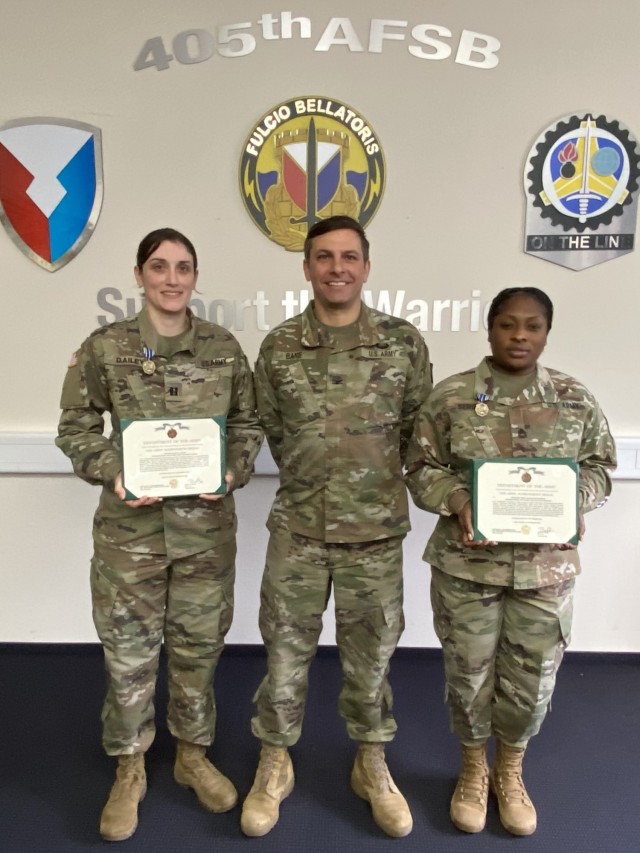 405th AFSB recognizes top performers supporting Operation Allies Welcome, more