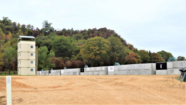 New firing line walls are shown Oct. 13, 2021, at Range 2 on North Post at Fort McCoy, Wis. The new walls are part of numerous fiscal year 2021 range improvements on the installation, including for live-fire ranges like Range 34. Fort McCoy has 31...