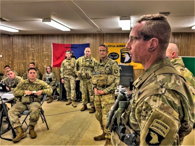 Soldiers with the 1st Squadron, 32nd Cavalry Regiment “Bandits” train Nov. 12, 2021, at a Fort McCoy, Wis., range as part of Operation Lethal Bastogne. The Soldiers had completed support for Operation Allies Welcome with Task Force McCoy and then began their training. They completed training in marksmanship, first aid, and reconnaissance tasks. (U.S. Army Photo by Capt. Quan Dinh, 1st Brigade Combat Team)