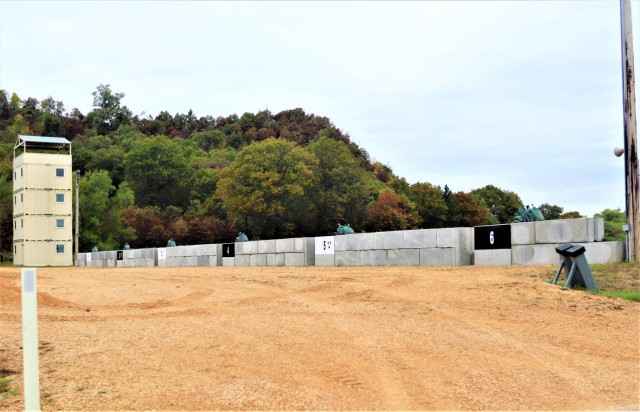 New firing line walls are shown Oct. 13, 2021, at Range 2 on North Post at Fort McCoy, Wis. The new walls are part of numerous fiscal year 2021 range improvements on the installation, including for live-fire ranges like Range 34. Fort McCoy has 31...