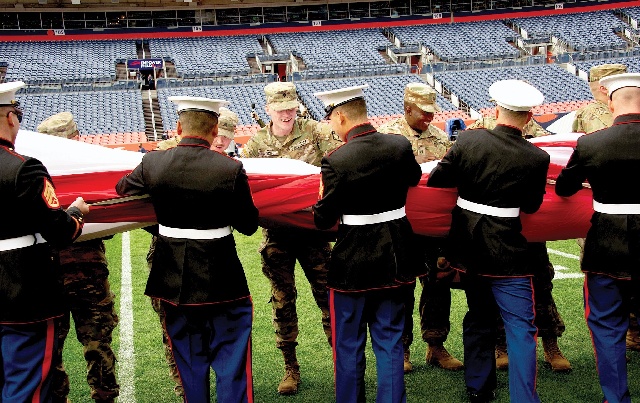 Veterans Day: Broncos honor military with Salute to Service