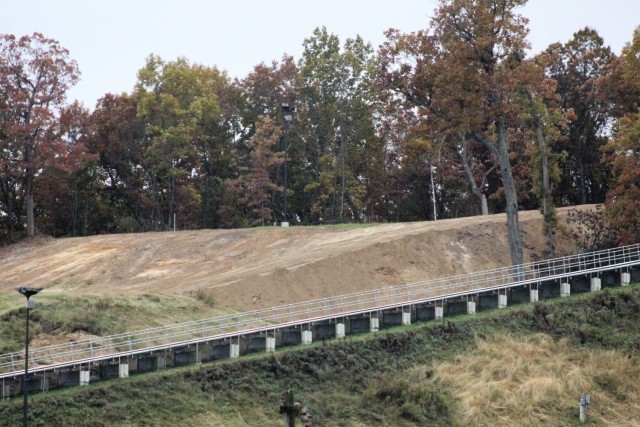 The top of the snowtubing hill is shown Oct. 28, 2021, at Whitetail Ridge Ski Area at Fort McCoy, Wis. The hill received a landscaping upgrade in late summer/early fall at Fort McCoy to improve the recreational experience at the hill and the ski...