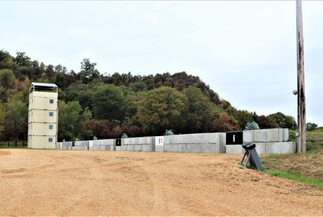 New firing line walls are shown Oct. 13, 2021, at Range 2 on North Post at Fort McCoy, Wis. The new walls are part of numerous fiscal year 2021 range improvements on the installation, including for live-fire ranges like Range 34. Fort McCoy has 31...