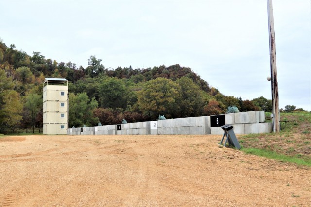 New firing line walls are shown Oct. 13, 2021, at Range 2 on North Post at Fort McCoy, Wis. The new walls are part of numerous fiscal year 2021 range improvements on the installation, including for live-fire ranges like Range 34. Fort McCoy has 31...