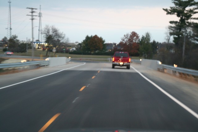 The area of construction operations is shown at a bridge area on South J Street on Nov. 4, 2021, where a new bridge was built on the street at Fort McCoy, Wis. The new bridge was built over Tarr Creek on the installation’s cantonment area. Fort...
