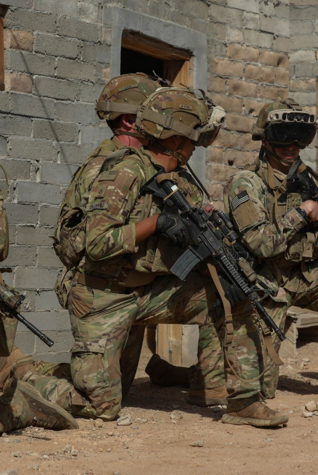 Soldiers from the 82nd Airborne Division take part in an air assault exercise on Oct., 29, 2021, near Yuma Proving Ground, Arizona as part of Project Convergence 21. 

Project Convergence is the Army&#39;s campaign of learning designed to aggressively advance and integrate our Army&#39;s contributions, based on a continuous structured series of demonstrations and experiments throughout the year. It ensures that the Army is part of the joint fight and can rapidly and continuously integrate or converge effects across all domains: air, land, sea, space, and cyberspace; to overmatch our adversaries in competition and conflict. Project Convergence ensures the Army has the right people with the right systems, properly enabled in the right places to support the joint fight. 

(U.S. Army Photo by Spc. Destiny Jones)