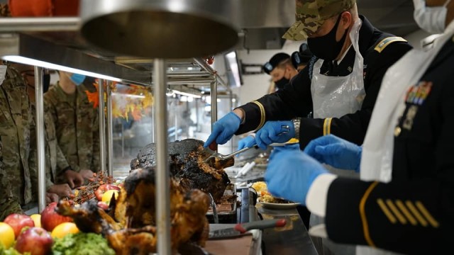 Fort Drum culinary specialist cook up holiday feast for thousands