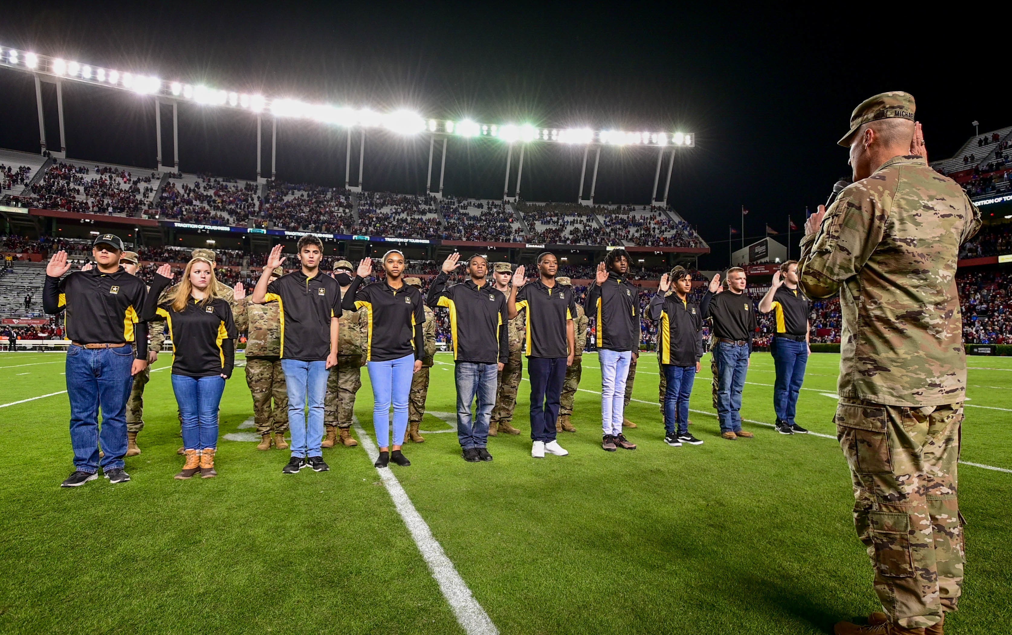 MVC honors US Military at Salute to Service game