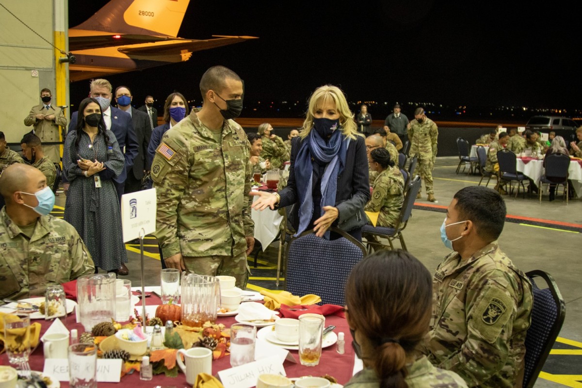 President Biden, First Lady Jill Biden Celebrate “Friendsgiving” At ...