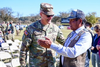 Comanche Soldier, Lakota veteran speak about their culture during Native American Heritage Month observance