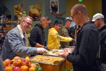 Presidio of Monterey BOSS hosts Thanksgiving dinner for service members