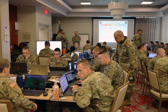 Hanover, Md. – U.S. Army National Guard Soldiers from four Cyber Protection Teams (CPT) completed their validation exercise (VALEX) in Maryland in July. U.S. Cyber Command establishes the criteria for a CPT to attain Full Operational Capability and the VALEX is an event the evaluators use to access the team’s performance.