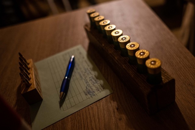 The different types of bullets used to qualify for the German hunting license.