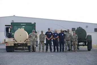 1st Cavalry Division Sustainment Brigade provides water buffaloes to the City of Killeen