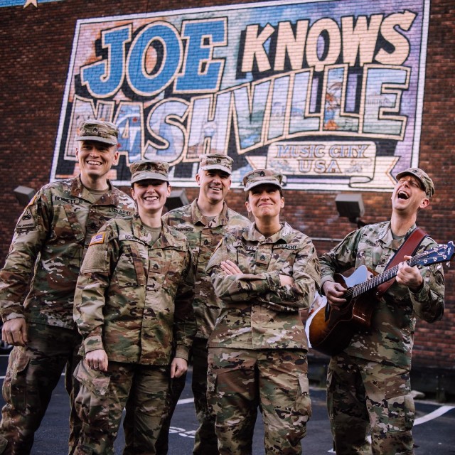 The Army Field Band&#39;s musical group, the Six-String Soldiers, have performed before national audiences such as on &#34;Conan&#34; and &#34;The Late Show with Stephen Colbert.&#34; The group has also performed for deployed troops in Iraq. 