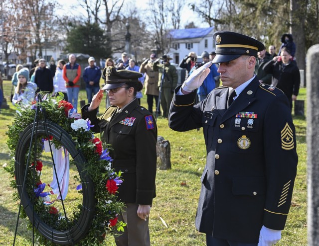 NY National Guard general honors President Martin Van Buren