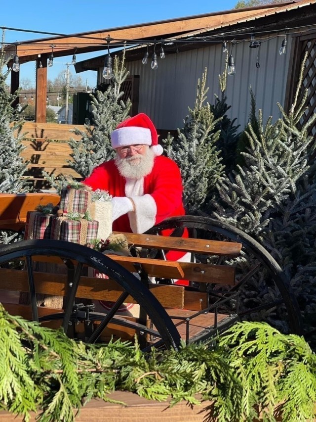 “Santa Dave” David Wilson, an operations officer with the Logistics Readiness Center-Redstone, attends a craft fair in Albertville, Alabama, in November. He grew up loving Christmas and all the traditions that go along with the season.