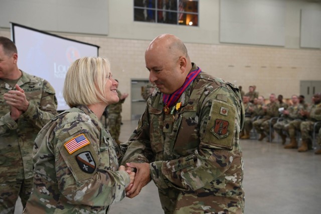 Louisiana National Guard honors COVID response team