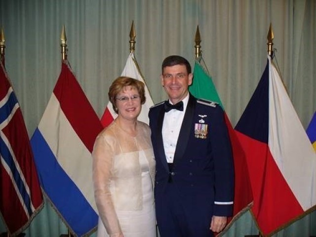 Col. Glenn and Pam Lang traveled the world with the Air Force, allowing Pam Lang to experience a professional career defined by numerous jobs in both the physical sciences and administrative fields. After retiring from the Air Force in 2011, the Langs moved to Decatur, with Glenn Lang taking a civilian job with the Security Assistance Command and Pam Lang hired by the Army Materiel Command. Both are retiring at the end of 2021, with Pam Lang leaving her job as the executive assistant to AMC Commander Gen. Ed Daly. (Courtesy Photo)