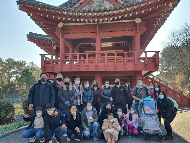 U.S. Army Garrison Humphreys Soldiers and Family members tour Asan City Dec. 4, 2021. The event aimed to foster ready and resilient teams and strengthen the ROK-U.S. alliance through a friendship opportunity with the Good Neighbor Program of Asan.