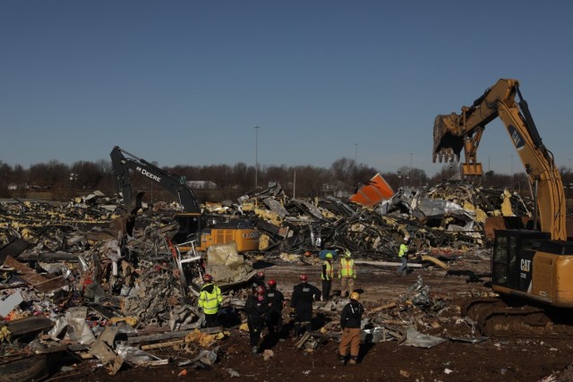 Kentucky National Guard assisting with tornado response