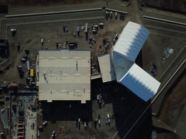 The long range discrimination radar complex photographed during construction by the U.S. Army Corps of Engineers – Alaska District on Sept. 23, 2019 at Clear Space Force Station in Alaska. Of the approximately $1.5 billion to design, build,...