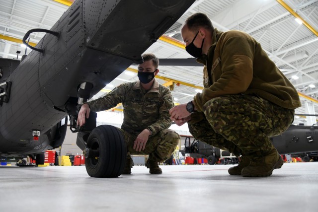 Michigan Guard trains 1st Latvian UH-60 Black Hawk maintainer