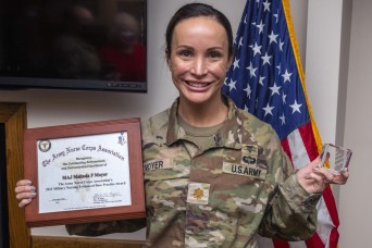 New Jersey National Guard nurse honored for COVID work