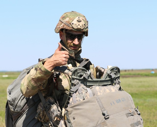 Swift Response 21 joint, multinational airborne operation at Boboc Air Base, Romania, May 10, 2021. Swift Response 21 is the first exercise of the larger operation DEFENDER-Europe 21, during which U.S. forces work closely together with NATO allies and partners. 