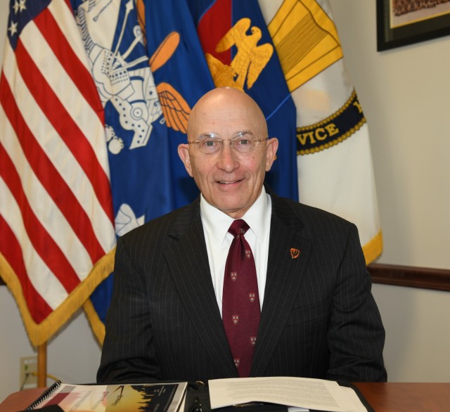 William G. Kidd, civilian deputy to the commanding general at the U.S. Army Aviation Center of Excellence, serves as the senior executive at USAACE Headquarters. (U.S. Army photo by Kelly Morris)