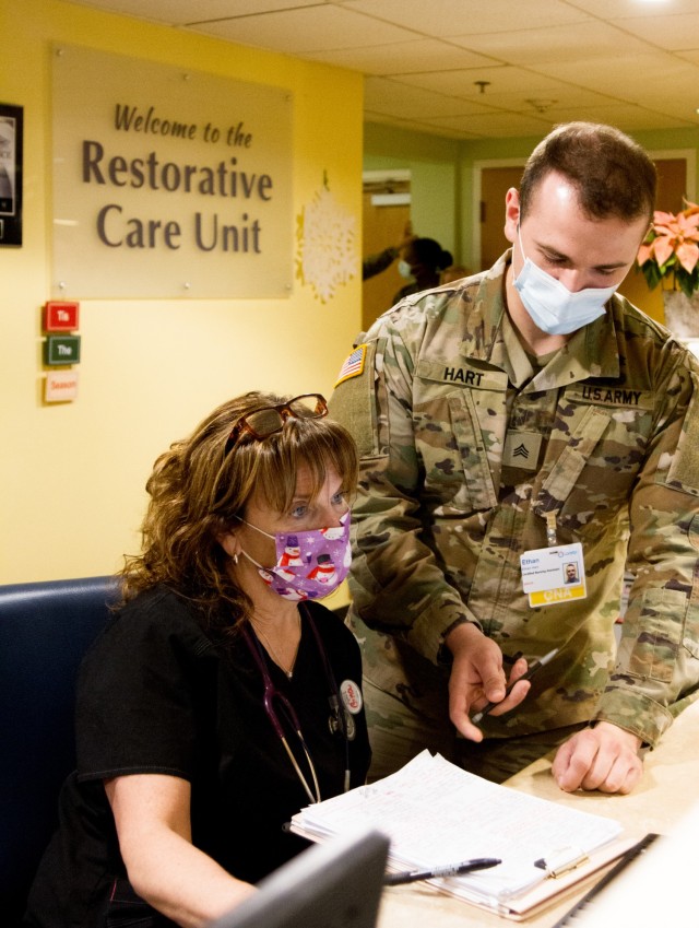 NY National Guard troops providing relief to upstate nursing home