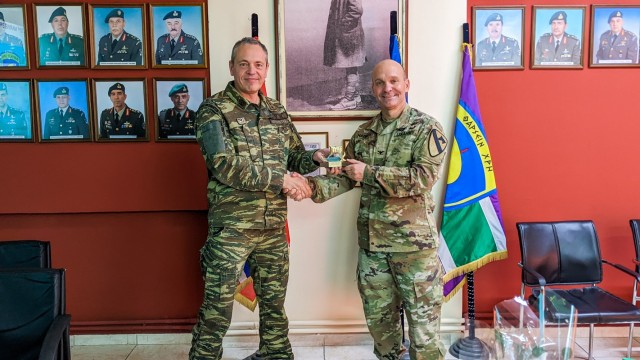 American and Greek military friendship marches forward