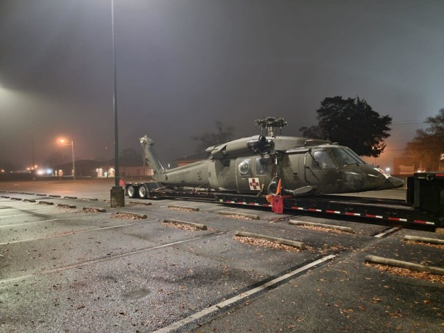 The Only Black Hawk Medevac Helicopter Display in the Department of Defense