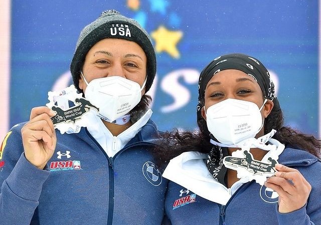 Spc. Lake Kwaza claims bobsled World Cup victory in Sigulda
