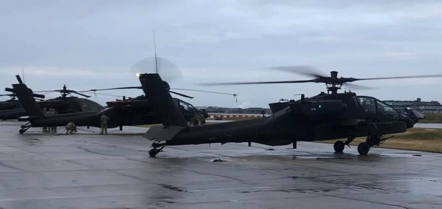 Upgraded Apache Helicopters Arrive in Korea