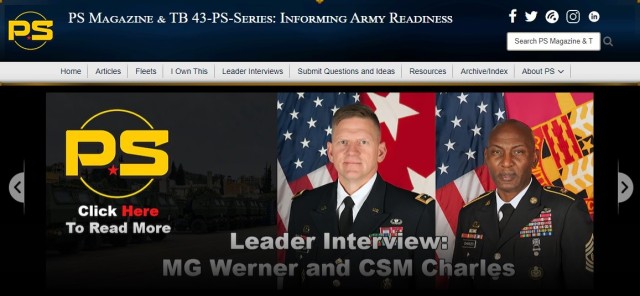 PS Magazine Interviews TACOM Leaders