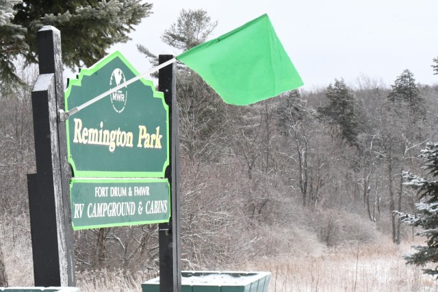 First skate of the season at Fort Drum FWMR ice rink