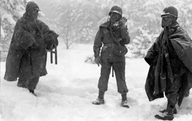 Camp McCoy: Chemical warefare gear in winter weather