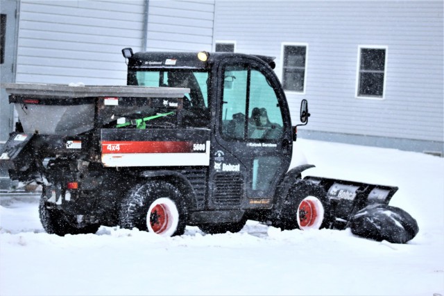 Snow-removal operations at Fort McCoy