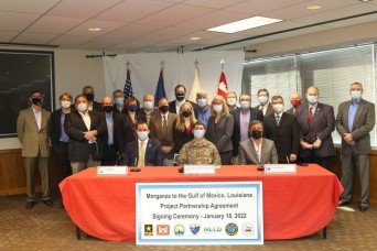 Federal, state and local officials sign partnering agreement