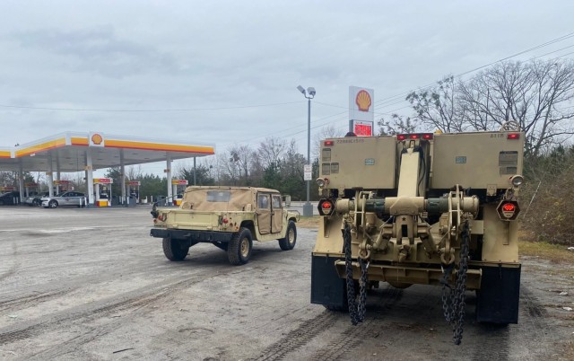 South Carolina National Guard supports winter weather response efforts