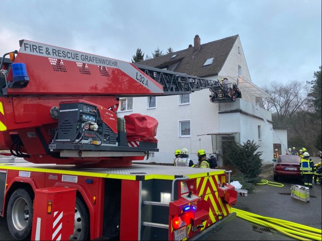 USAG Bavaria firefighters rescue German family
