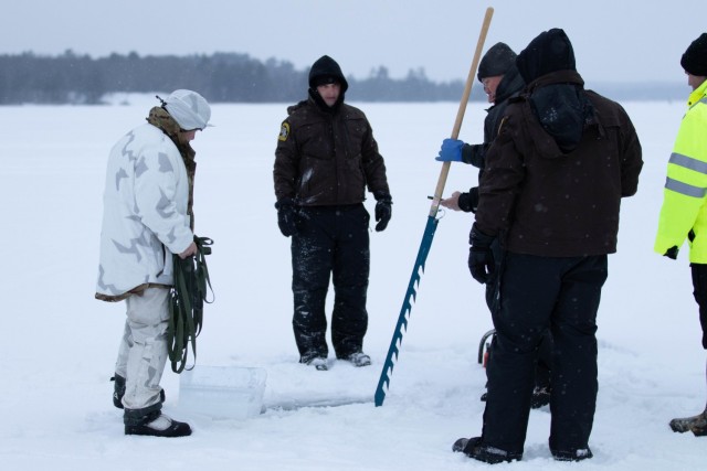How deep is the ice?
